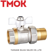 high quality pneumatic stainless steel male*female BSP thread long service life lever steel shut-off 4 inch brass ball valve